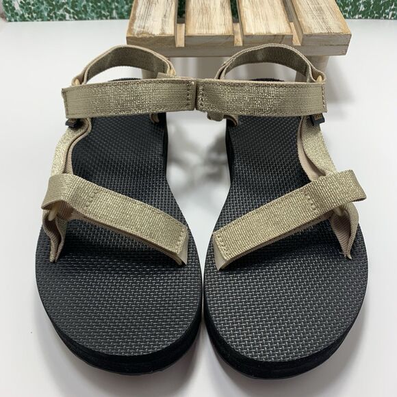 Teva Golden Metallic Womens Sandals Size 10 US Or 41 EU - NWOT - Picture 4 of 14